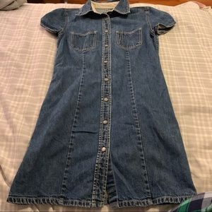 Vintage gap denim mini dress